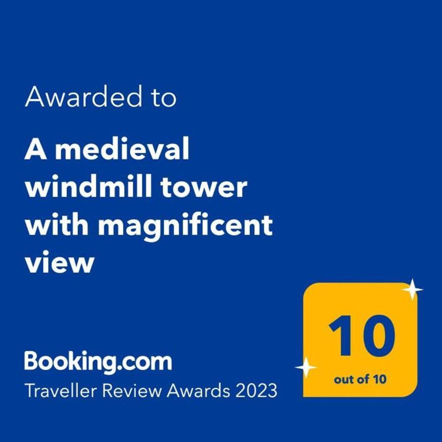 A Medieval Windmill Tower With Magnificent View Rhodes City Exteriör bild